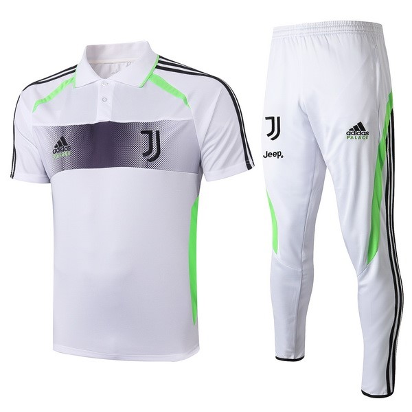 Polo Conjunto Completo Juventus 2019 2020 Blanco Gris